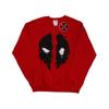 Marvel Mens Deadpool Splat Face Sweatshirt