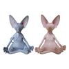 Yoga Meditation Hairless Cat, Tabletop Ornament