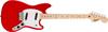 Squier by Fender Squier Electric Guitar Squier Maple White Torino Red Soft Case Included Sonic™ Mustang®, Fingerboard, Pickguard,