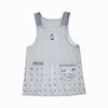Kusguru Japan Matilda Side Button Apron 258533 Gray M-L