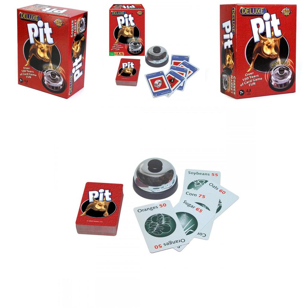 Делюкс Пит Золотой Бык Карточная Игра для Семейных Посиделок и Детей от 7 лет