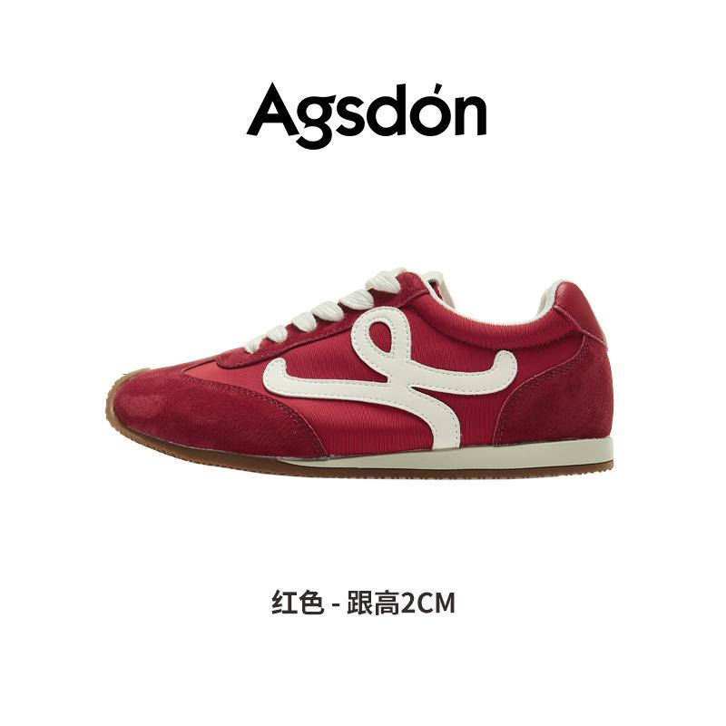 Augustine Ballet Training Shoes Women's 2025 New Autumn Sports Forrest Gump Shoes Platform Strawberry Pink Casual Shoes