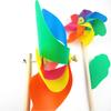 DIY Wood Stick Yard Ornaments Wind Spinner Garden Decor Windmill Kids Toy