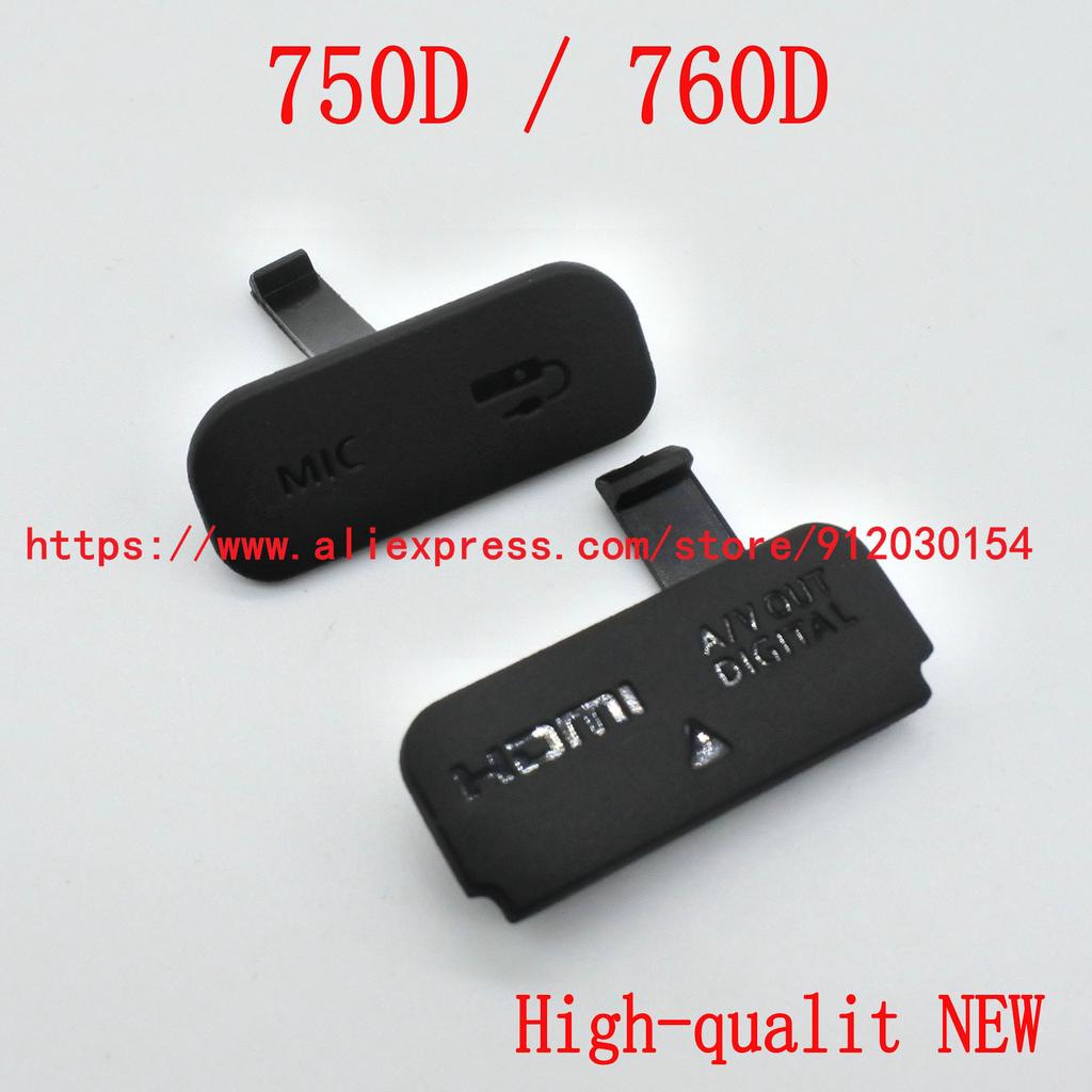 NEW USB/HDMI-compatible DC IN/VIDEO OUT Rubber Door Bottom For Canon EOS 5D 450D 500D 1000D 40D 50D 60D 70D 80D 750D 760D Camera