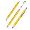 6-in-1 Multi-functional Tool Pen: Touchscreen Stylus, Double-ended Screwdriver, Ruler, Metal Ballpoint