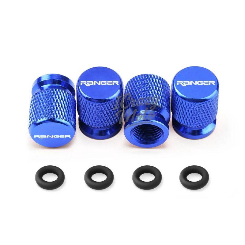 lcqg2 4PCS Car Wheel Tire Valve Caps Tyre Stem Covers Airdust Waterproof For Ford Ranger Accessories