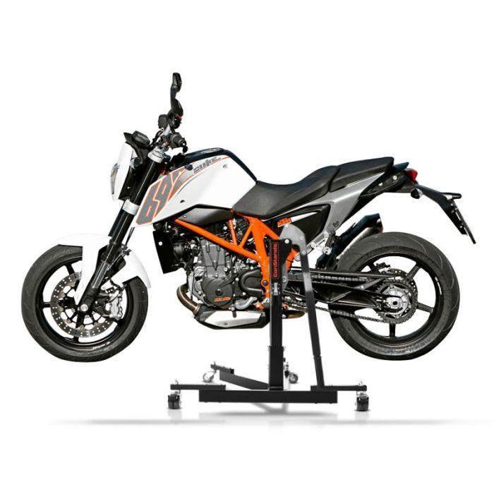 Lève moto centrale - ConStands Power-Evo - Compatible KTM 690 Duke 08-19 - Capacité 300 kg - Léger 17 kg