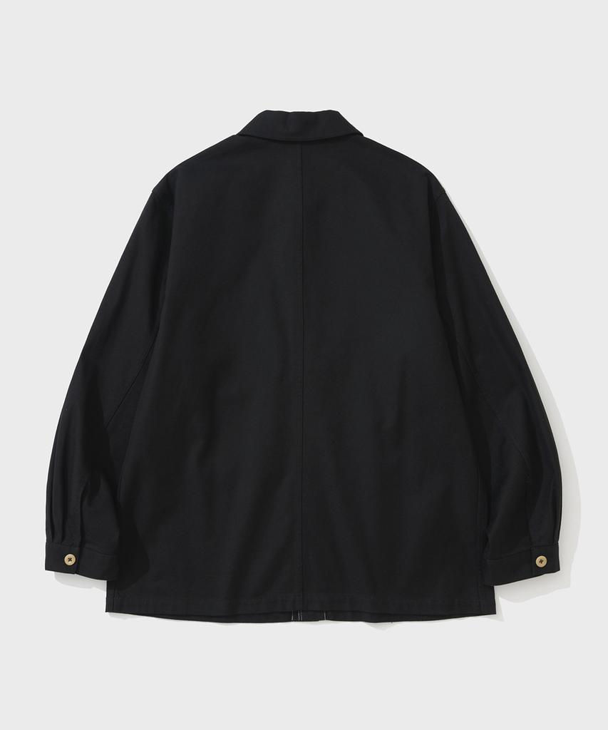 Shirter Serge French Worker Jacket (Black)