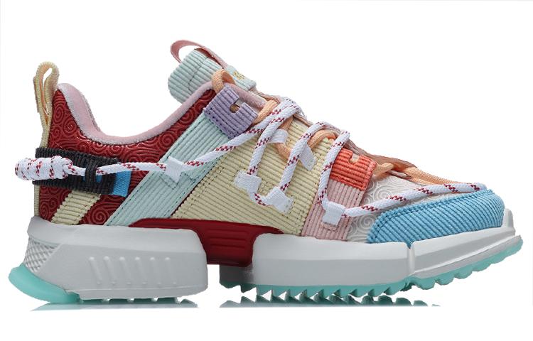 Li Ning Кеды Pan Gu Женские Низкие Белый/Красный/Желтый/Зеленый/Синий AGLR140-1