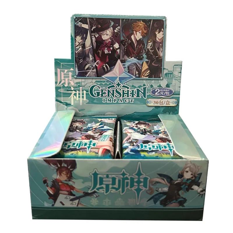 Genshin Impact 2M04 Карты Паймон Эмбер Кли Кли ККИ Редкая Коллекционная Торговая Карта