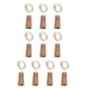 10pcs Solar Wine Bottle Lights With Battery LED Cork Bottle Lights With Copper Wire For Party Wedding Christmas Decoration