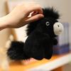 Horse Plush Doll Fat Mini Stuffed Animal Toy Cute Horse Plushie Soft Realistic Horse Ornament Kids Birthday Gifts