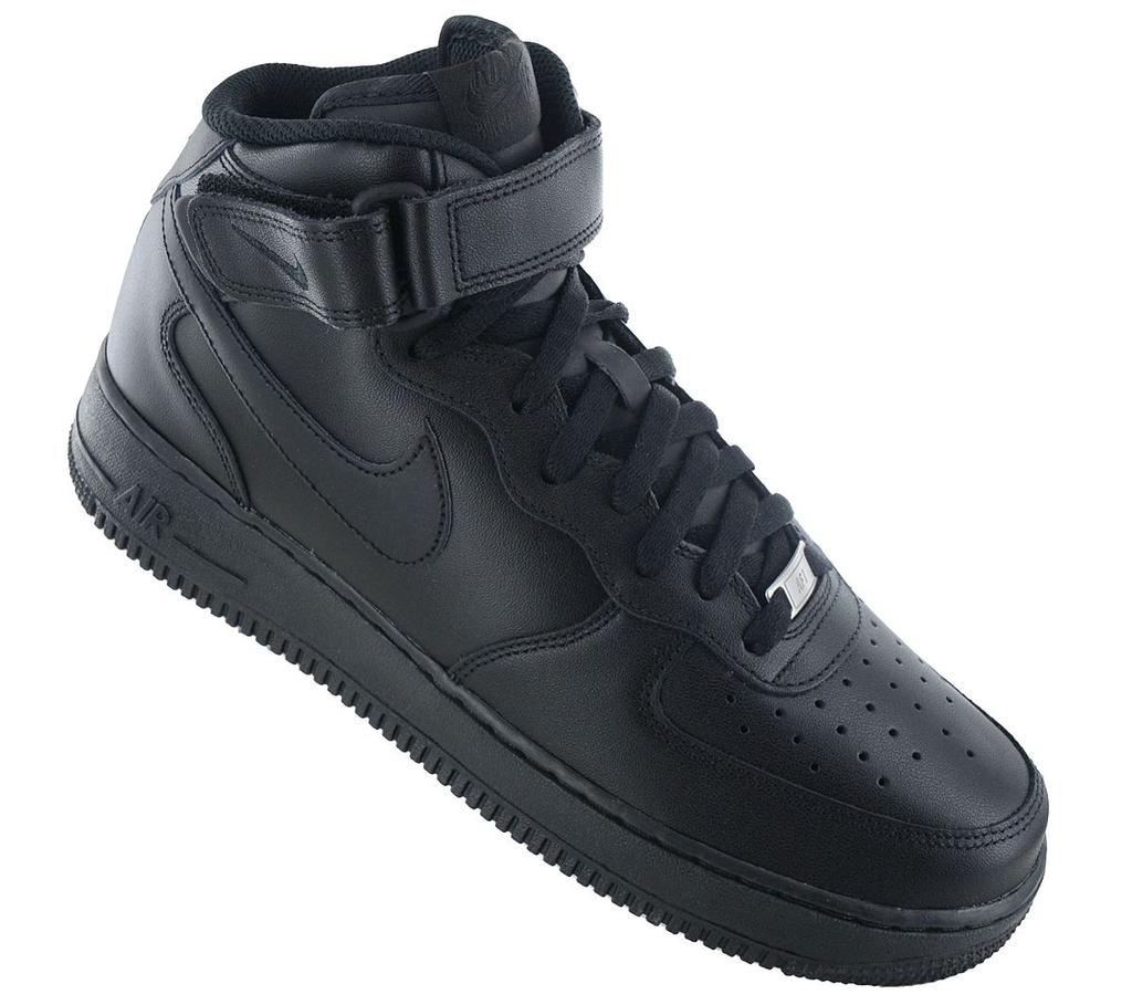 Nike Air Force 1 Mid 07 - Triple Black - Men's Sneakers Shoes Black CW2289-001 ORIGINAL