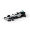 MOC-76040 Формула 1 W07 Hybrid Racing Мужская Собранная Модель Игрушки из Строительных Блоков