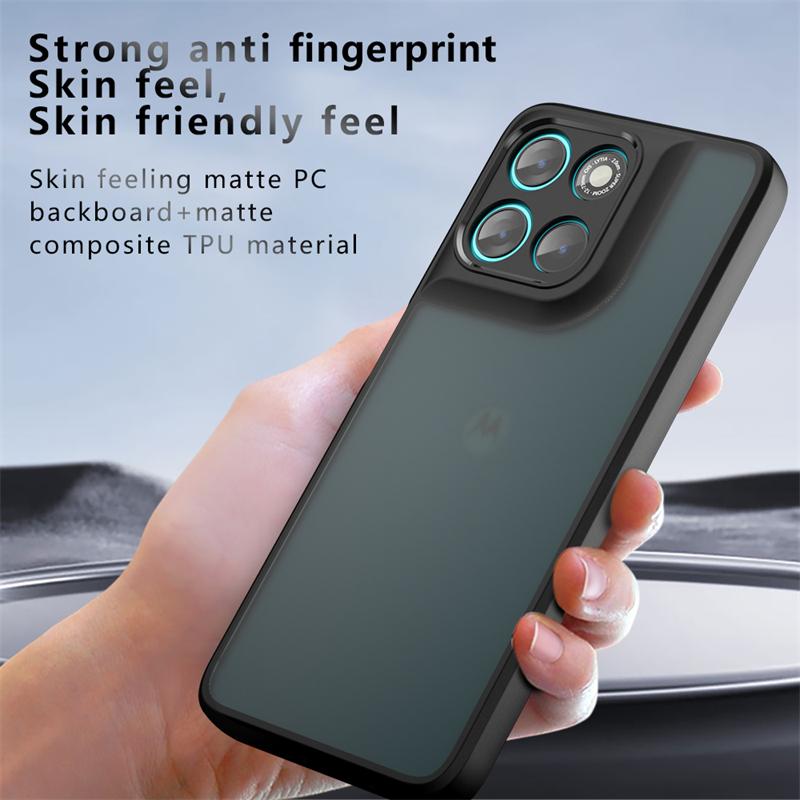 Полупрозрачный Матовый Чехол Для Телефона Motorola Moto G57 Ударопрочный Матовый PC Задняя Крышка Для Moto G57 Чехол Для Moto G57 Чехол