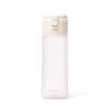 Franc Franc One-Touch Clear Bottle, White, Water Bottle, My Bottle, Drink Bottle, Water Bottle with Strap