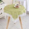 Круглая кружевная скатерть для столовой, украшение для обеденного стола, аксессуары, украшение для чайного стола, прямоугольная крышка для стола для кухни