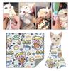 Cat Grooming Wrap Self-Adhesive Cat Restraint Wrap for Cutting Nails Anti-Bite Anti-Scratch Anti-Escape Cat Calming Wrap Blanket