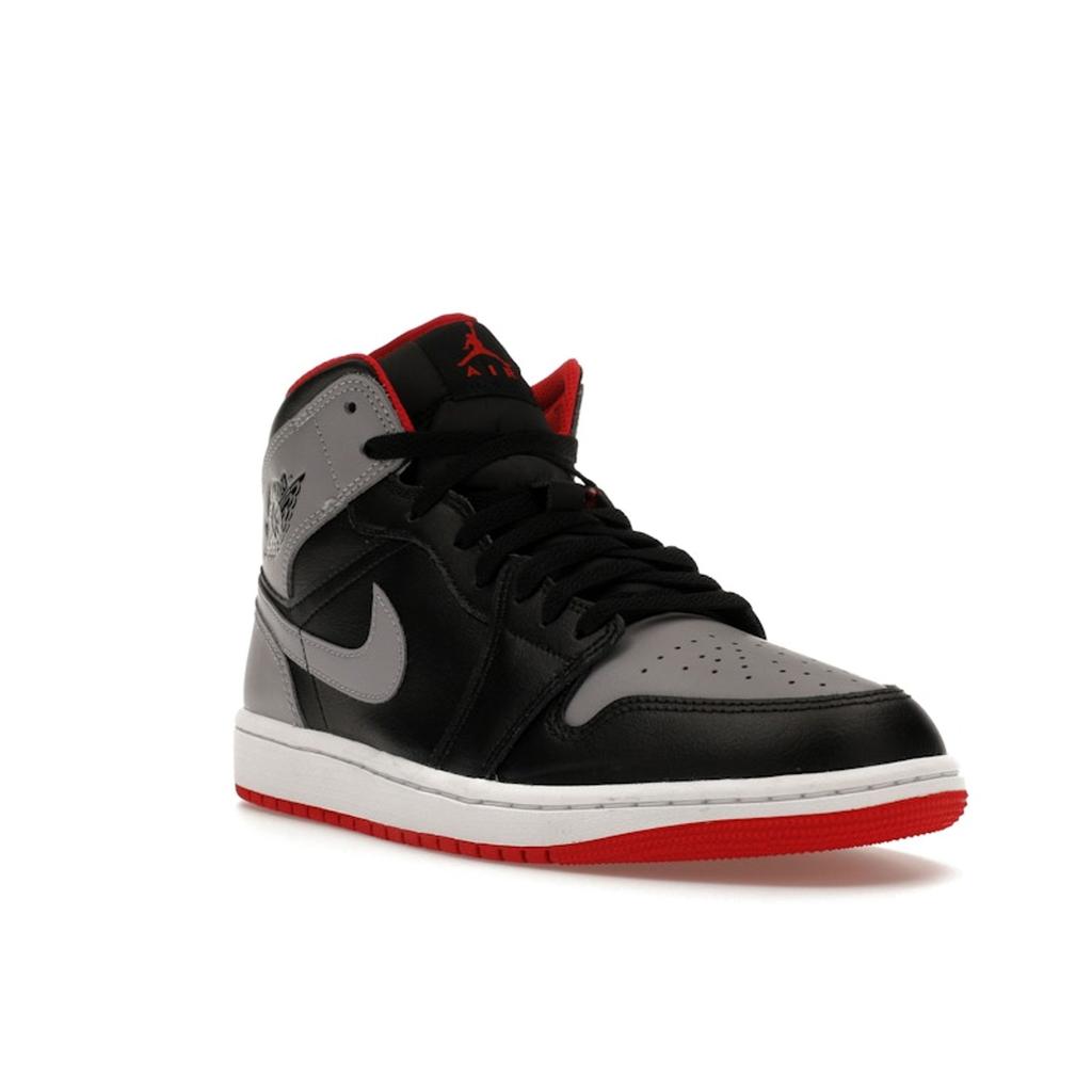 Air Jordan 1 Mid Bred Shadow Men Sneakers Grey Black Cement-Grey DQ8426-006