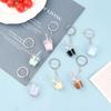 Bubble Tea Diy Keychain High Quality Acrylic Pendant Backpack Keyring Charms