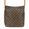 Used LOUIS VUITTON Shoulder Bag Looping GM M51145 Monogram/Nume leather Brown one belt