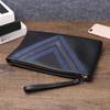Men's Handbag Genuine Leather Hold Bag Casual Hold Bag Grab Bag Plaid Envelope Bag