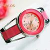Women's Fashion Open Metal Band Quartz Analog Round Dial Bracelet Wrist Watch Trinket