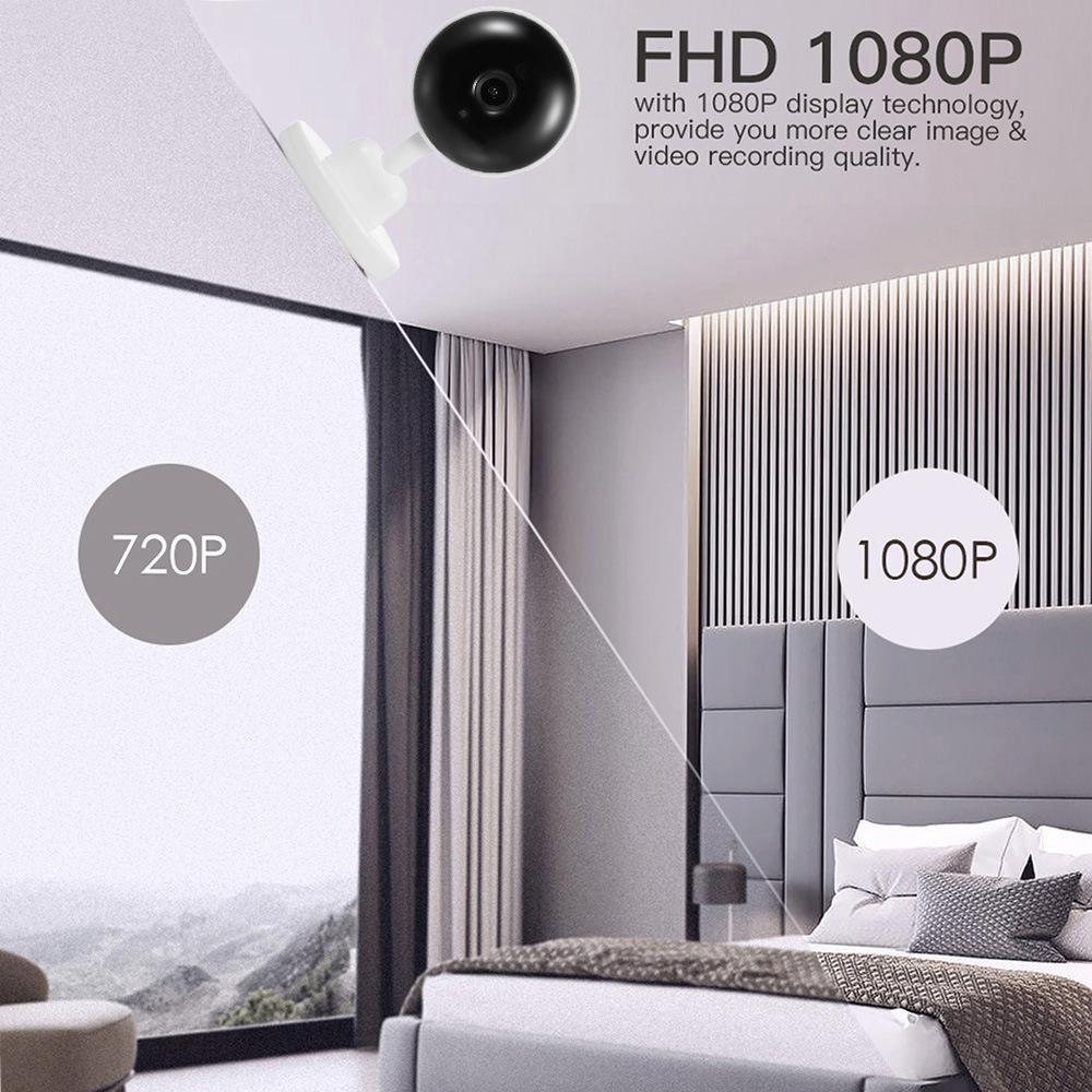 360° WI-FI камера Беспроводная камера HD 1080P IP-камера Домашняя камера безопасности Двусторонняя аудио камера ночного видения CCTV