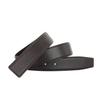3.8CM Smooth Buckle Leather Belt for Men's Formal Suit