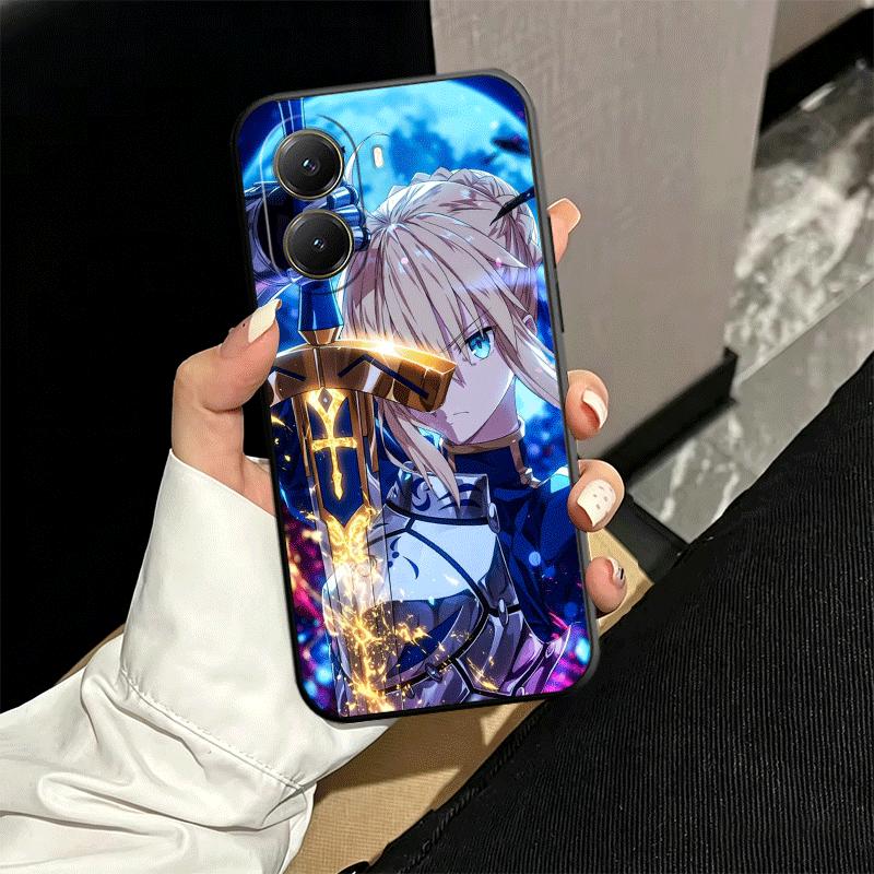 Мягкий чехол для телефона Fate Zero Stay Night Saber для Xiaomi Poco X5 X6 X7 X8 Pro Max X3 F7 F8 Ultra M8 M7 M6 M5 Redmi 15 15C 14C 13C 1