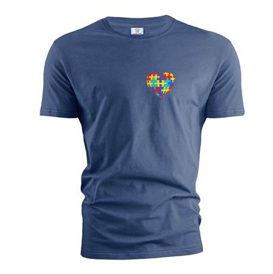 Autism Day Tee Shirt Autism Awareness Tee Shirt Heart Love Tee Autistic Gifts