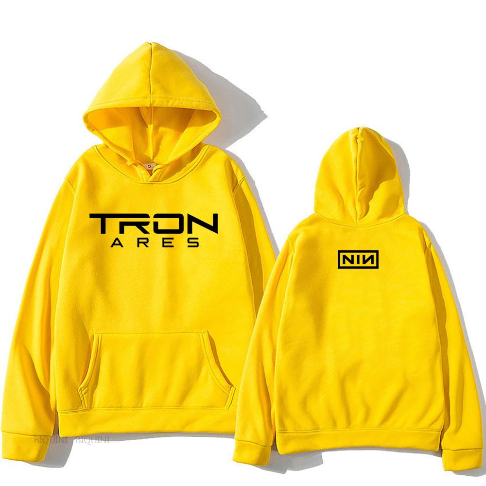 Nine Inch Nails Tron Ares Hoodies Fashion Band Album Graphic Print Sweatshirts Hooded Long Sleeve Male Sudaderas Winter Men Tops