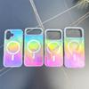 Iridescent Laser-Plated Diamond Pattern Magnetic Case for iPhone 17 Pro Max