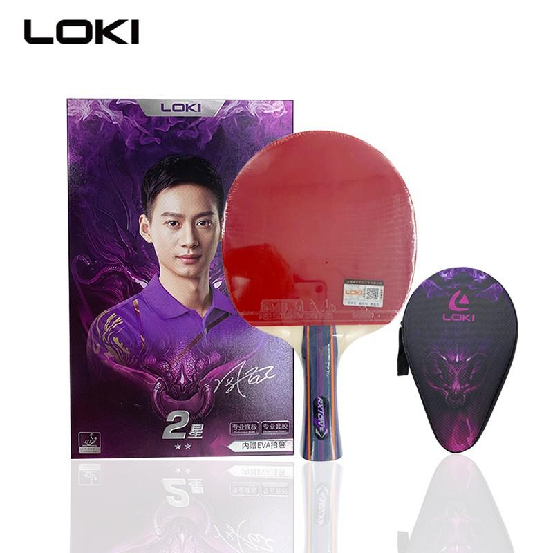 LOKI Carbon Table Tennis Racket Beginners Adults Unisex Training Competition Use Single Paddle