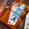 1 Set Christmas Bookmark Cartoon Decoration Reading Books Page Marking Students DIY Creative Gifts Page Marking Bookmarks