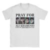 Justice for Ali Khamenei T-Shirt Summer  Pure Cotton T Shirts For Men's Leisure Print Tshirt Short-Sleeve Aesthetic Top Tees