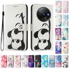 Cute Panda Luxury Painted Leather Case Wallet PU Leather Book Style Cover for Xiaomi 5X 6X 11 12,Redmi 6 7 8 9 10 12,Redmi Note 7 8 9 10 11 12...