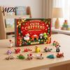 Christmas Gift for Kids 3D Printed Advent Calendar, 24-Day Animal Figure Countdown Box Flexible Joint Figures with Articulated Joints, Holiday