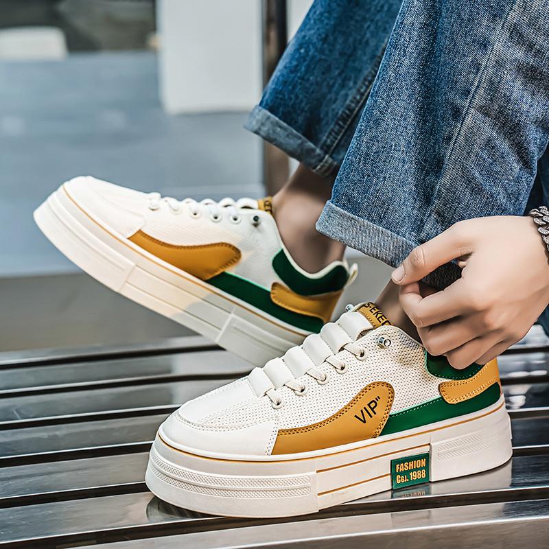 Мужская мода, повседневная низкая обувь для скейтбординга, удобные кроссовки для мальчиков, студенты, трендовая мягкая подошва, классическая дышащая нескользящая спортивная обувь
