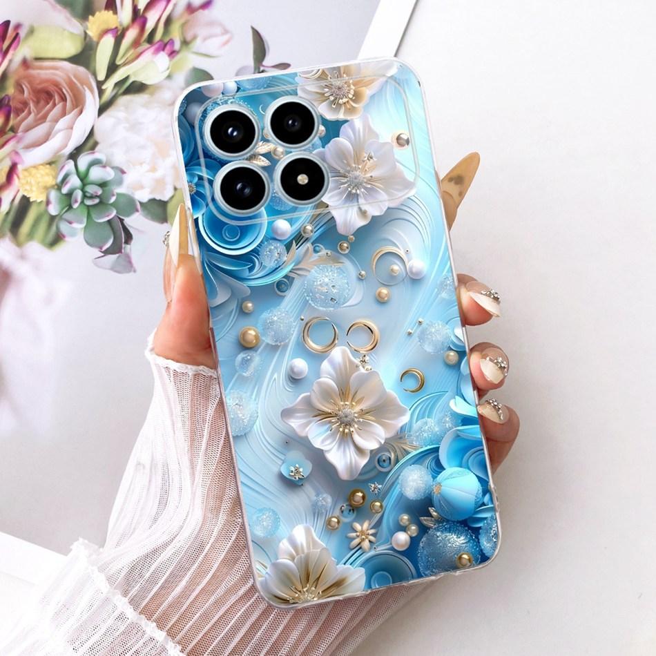 For Xiaomi Poco F8 Pro 2025 Cute Flower Butterfly Cat Painted Case For Poco F8Pro 5G Soft Silicone TPU Phone Cases
