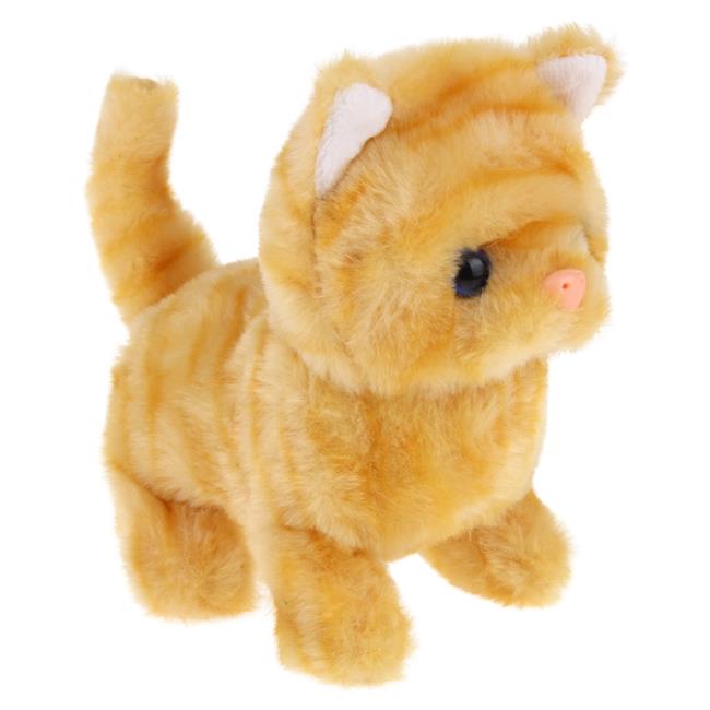 Interactive Kitten Cat With Sound Walks Moves Tail Rudy Mascot