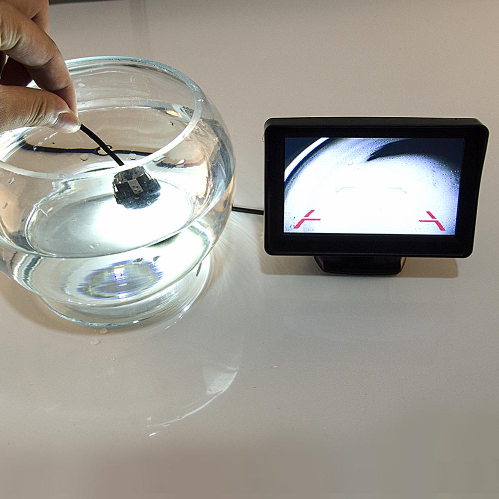 Hippcron Reverse Camera Rearview Car Infrared Night Vision with Or Without LED Mini Waterproof HD Auto Parking Assistance