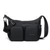 Men's Crossbody Bag Multifunctional Shoulder Bag Sports Chest Bag Waterproof Small Hobo Bag