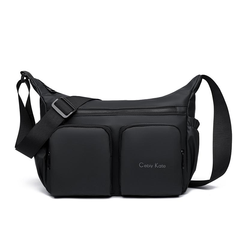 Men's Crossbody Bag Multifunctional Shoulder Bag Sports Chest Bag Waterproof Small Hobo Bag