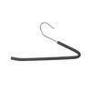 Open End Trouser Hangers Slack Pant Hanger with Non-slip Foam Coated Black 5-pack