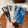 Для Samsung S24 S23 S22 Ultra S21 S20 FE A15 A55 A54 A53 A52 A34 A14 A13 противоударный мягкий чехол из ТПУ с цветочным принтом