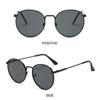 Vintage Metal Frame Sun Glasses UV Protection Hippie Glasses Trendy Round Sunglasses  for Women Men