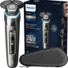 Electric Shaver 9000 Series Electric Razor for Men Rotary Bath Shave Dark Chrome (72 Blades, type/SkinIQ Technology, & Washable) S9987/30