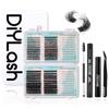 670 clusters of single-cluster segmented upper and lower eyelashes mixed set, thick and curled false eyelashes