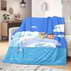 Shinchan Anime Print Blanket Warm  Comfortable Flannel Blanket Suitable for Bedrooms, Sofas, Beds, Chairs, Picnics, Travel
